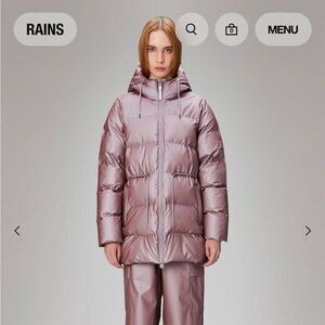 Rains Women's Metallic Jacket